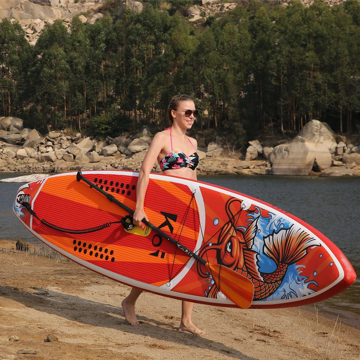 Inflatable Stand Up Paddle Board 11'6''x30''x6'' K1533