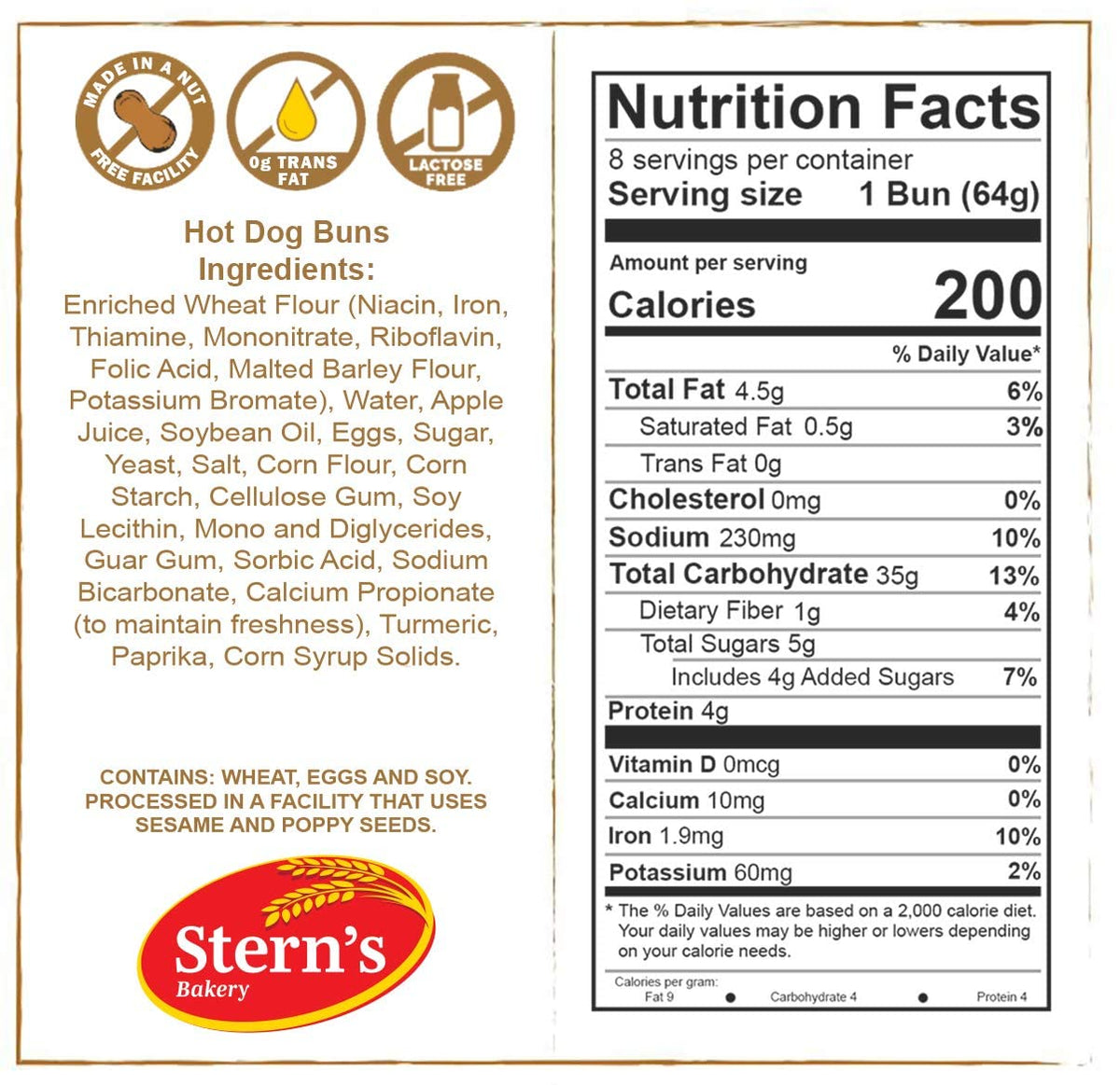Hot Dog Bus, Kosher 8 Hot Dog Rolls, 14 Oz Pack (3 Pack) H5928