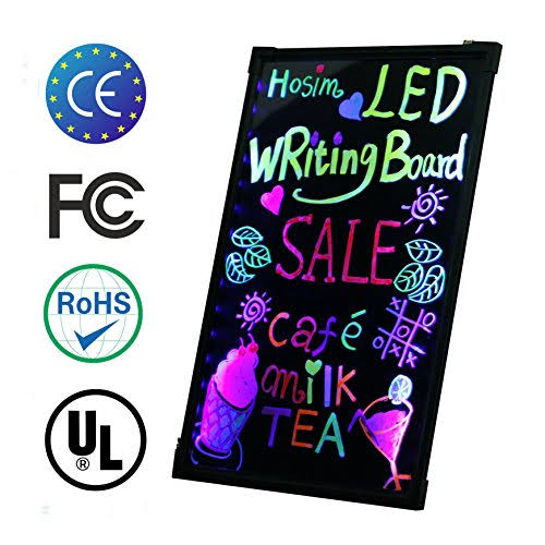 LED Message Writing Board with 8 Colors Markers A893