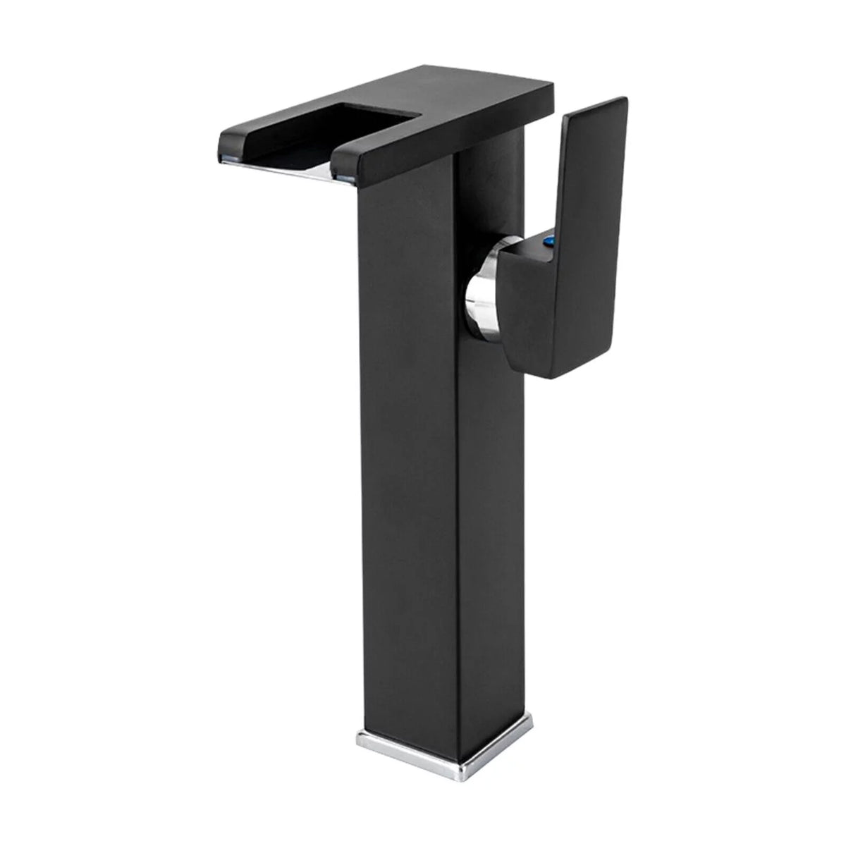 Black Wall Mount Waterfall Sink Faucet L5851