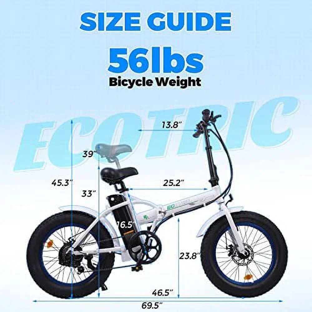 20" Fat Tire Folding Electric Bike B699