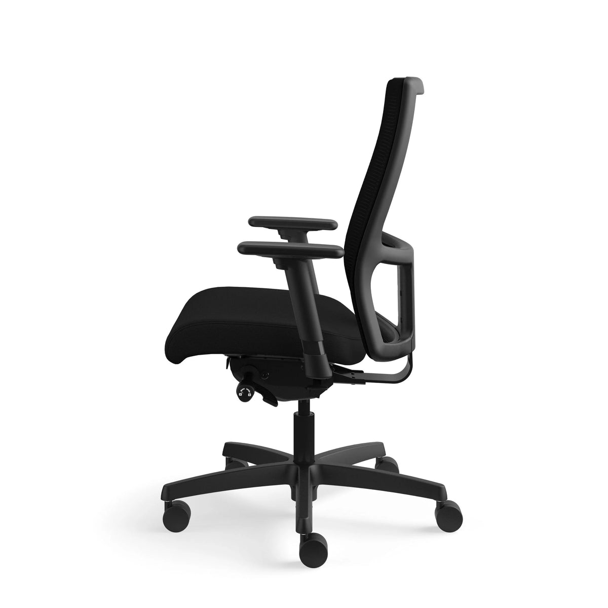 Black Mid-Back Work Chair W86217
