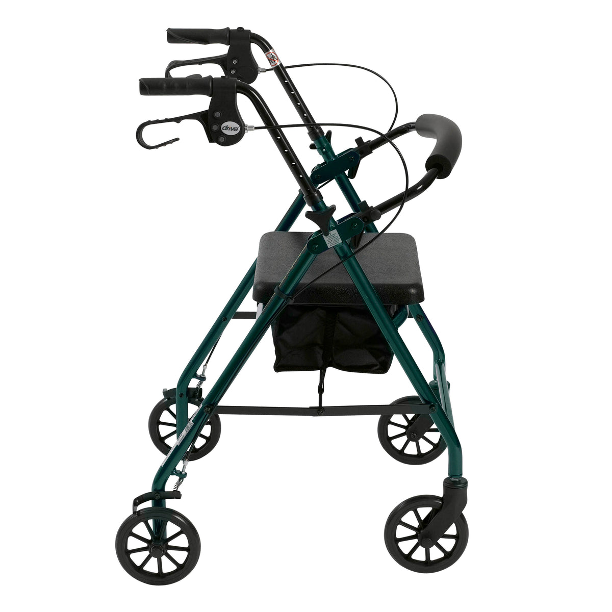 Green Rollator Walker with Padded Seat C4327