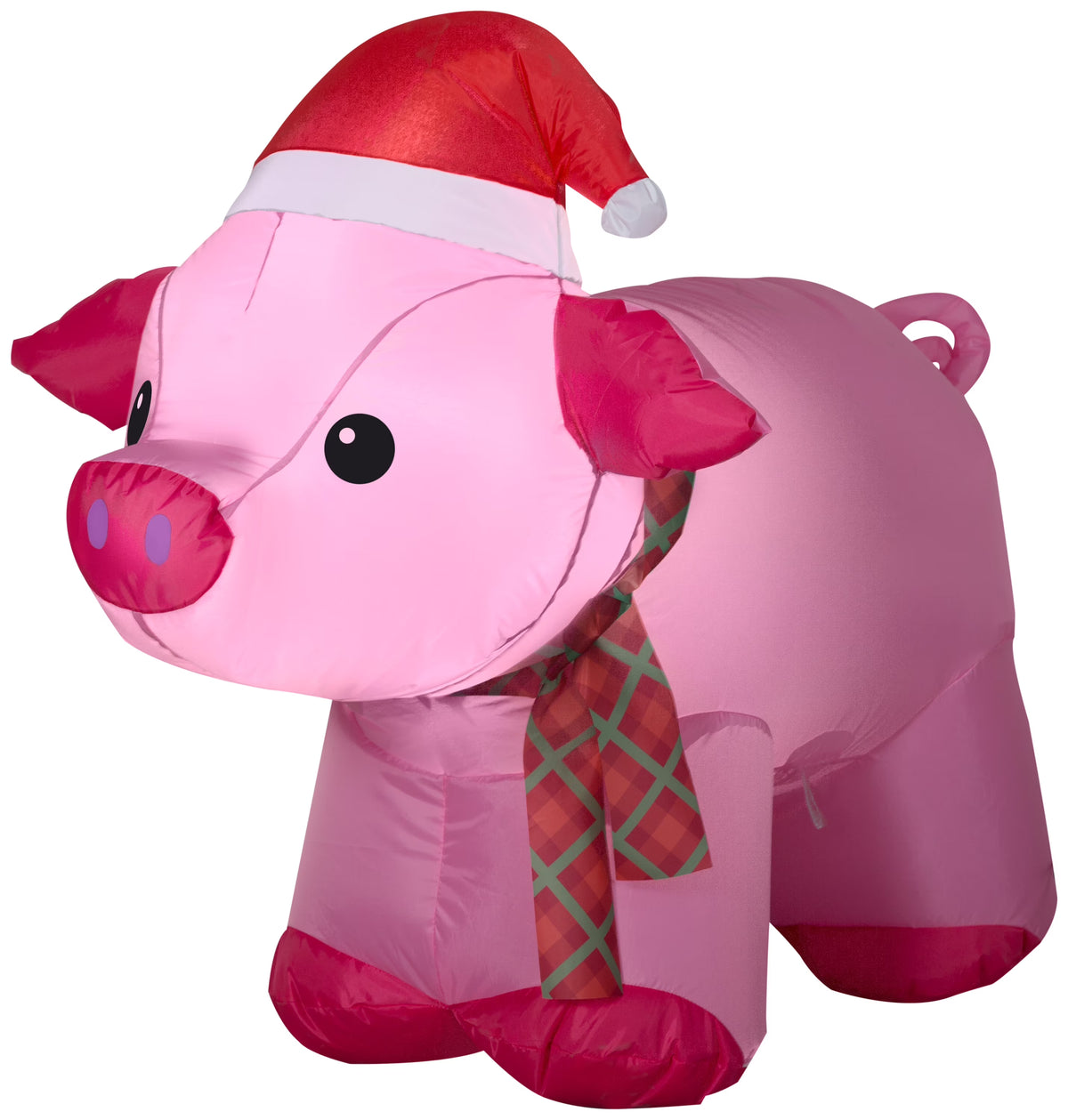 Pink Christmas Pig Inflatable, 2.5 ft M7512
