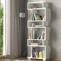 White Block Bookcase W2113