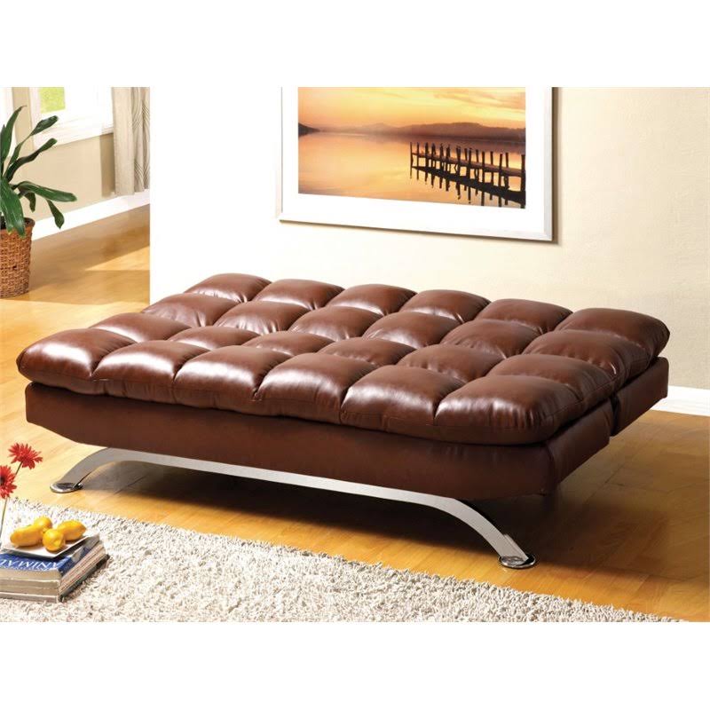 Faux Leather Sofa Bed W547