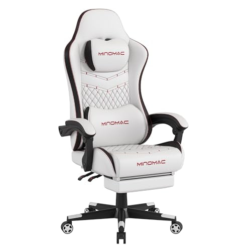Black Ergonomic Gaming Chair with Footrest K7627