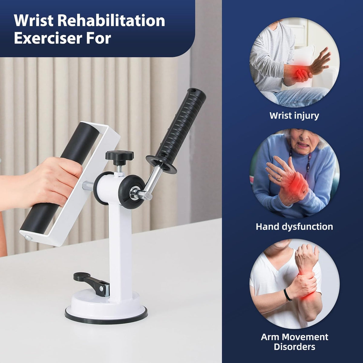 Adjustable Resistance Hand and Forearm Trainer S4863