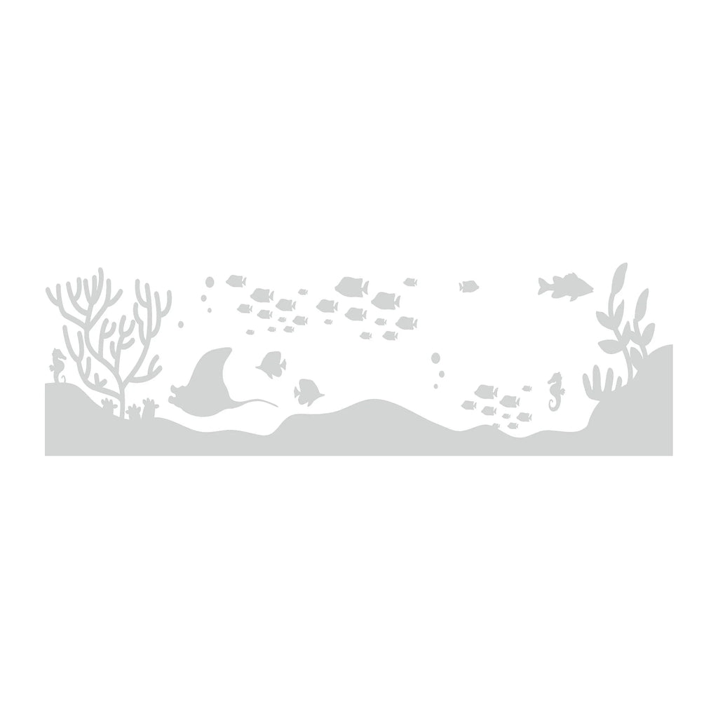 Ocean Stingray Decals Etched Glass Vinyl Shower Door Window B822