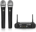 Dual UHF Band Wireless Handheld Microphone System with 2 Mics N554527