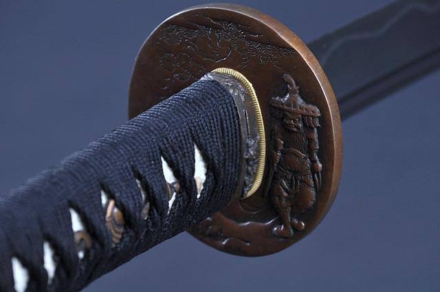 Sharp 1095 Carbon Steel Blade Samurai Katana Sword T340843