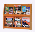 Wooden Mallet Medium Oak 12 Pocket Literature Display A124672