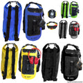 10L Waterproof Dry Bag With Mesh Pocket And Handle - Black X2815