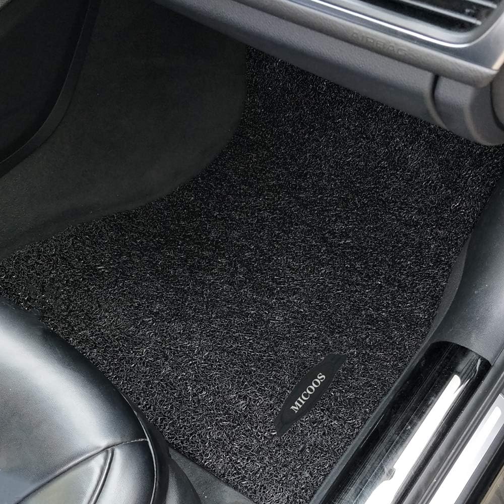 Black All Weather Heavy Duty Car Floor Mat Set W31310