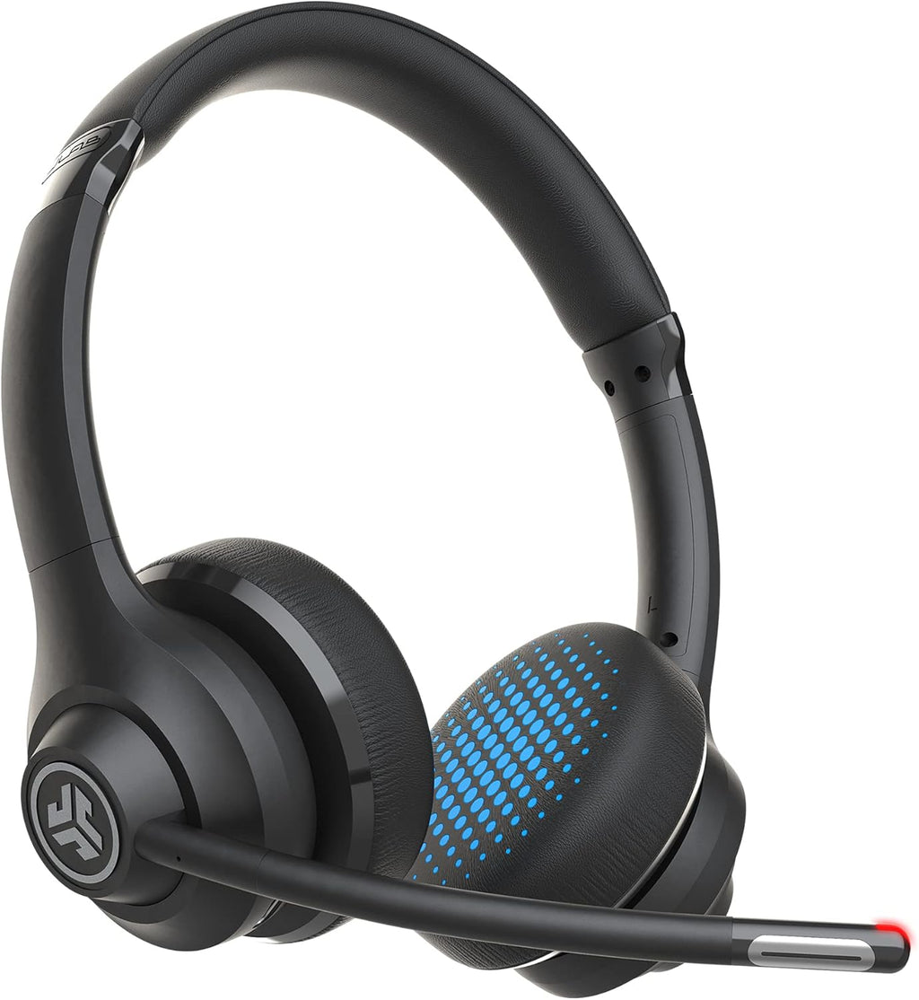 Wireless or Wired Over-Ear Headset with 60+ Hours Bluetooth Playtime, Removable Earcup E68081