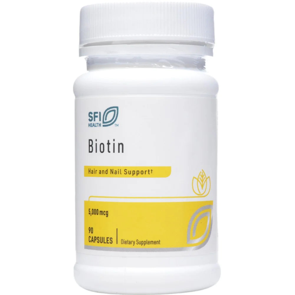 Biotin 5000 mcg 90 vegcaps O52106