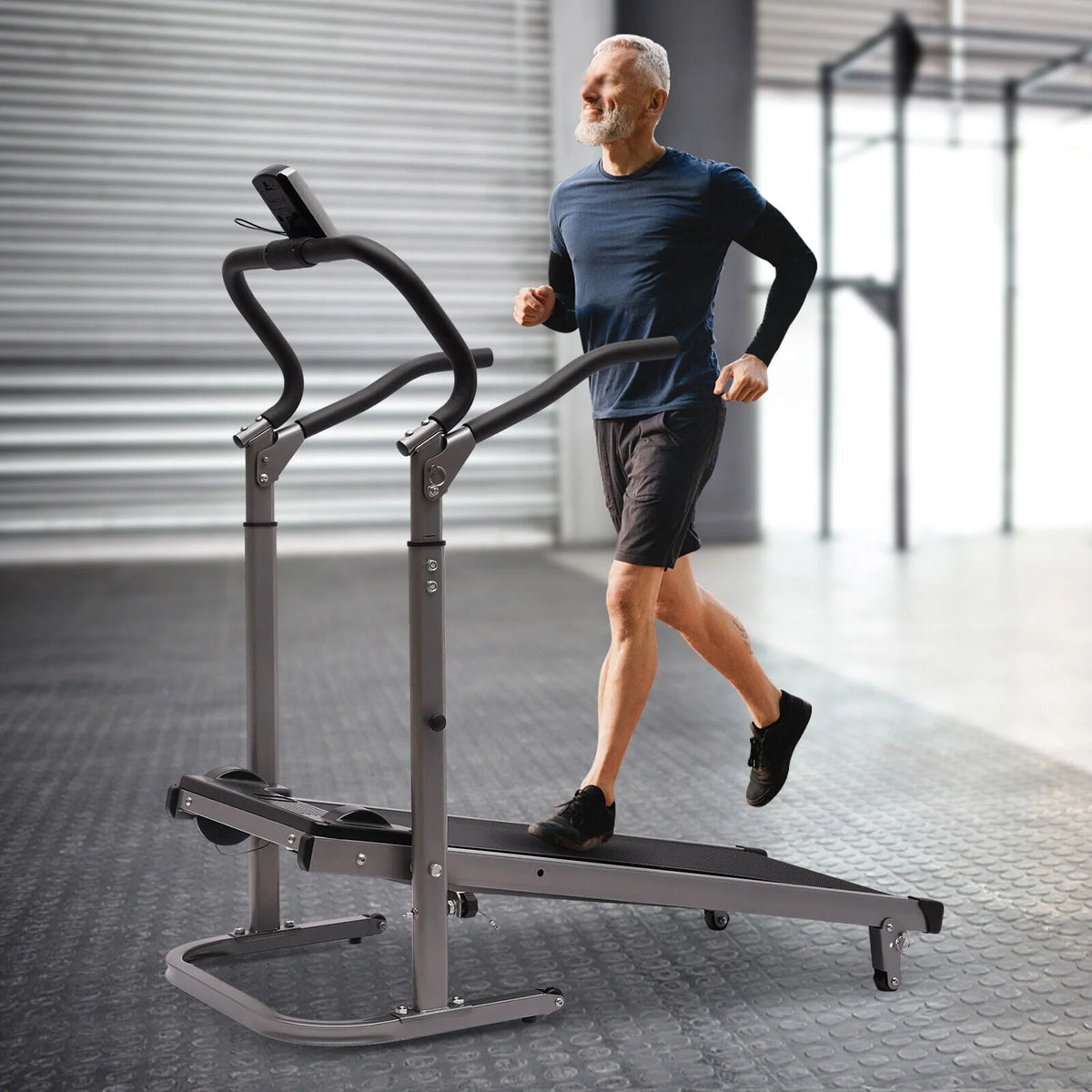 Folding Treadmill with Incline LED Display Q5155