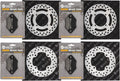 Complete Brake Rotor Pad Semi Metallic Kit For Polaris Ranger 500 570 Sportsman 500 450 700 ETX X2 570 ATV H5003
