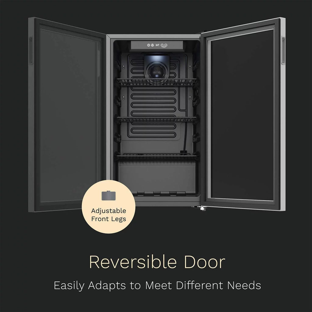 120 Can Mini Fridge with Glass Door W4605