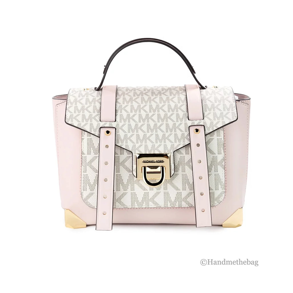 Powder Blush Medium Satchel Bag N140