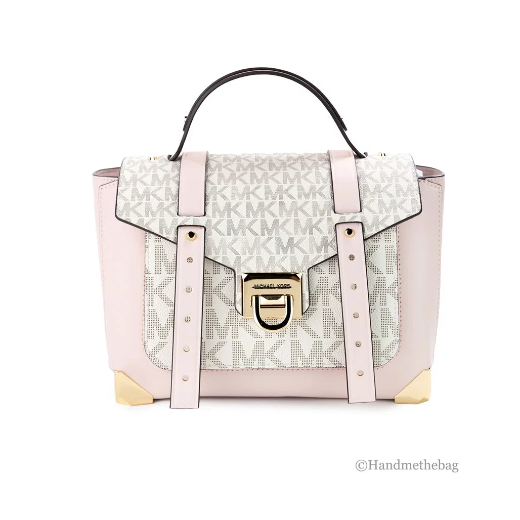 Powder Blush Medium Satchel Bag N140