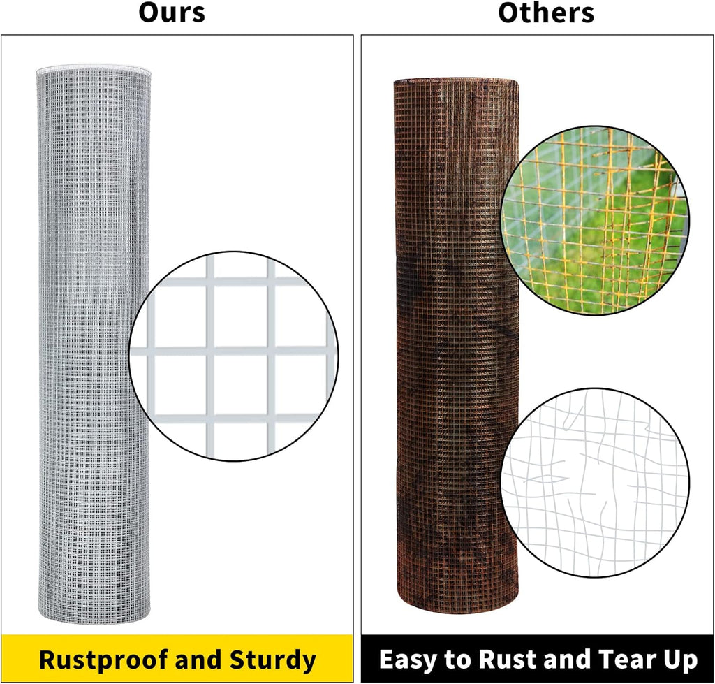 Galvanized 48inx50ft 19 Gauge Wire Mesh P117479