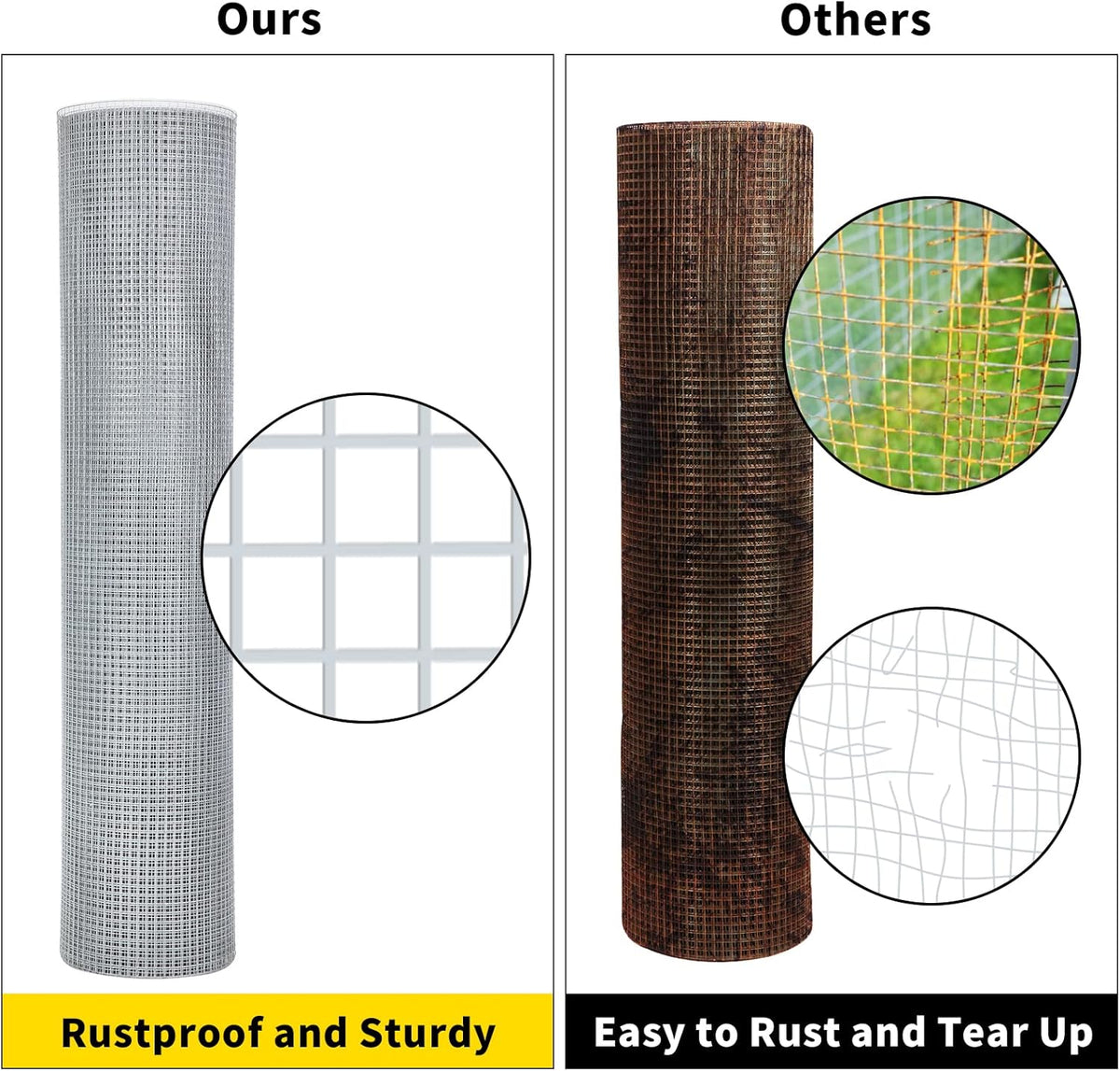 Galvanized 48inx50ft 19 Gauge Wire Mesh P117479