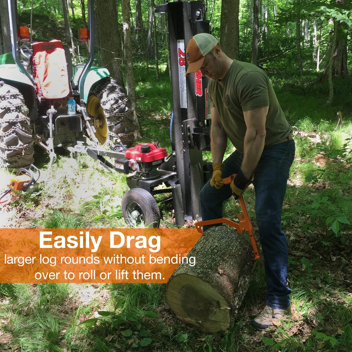 3-in-1 Forestry Multitool Log Hauler Cant Hook Timberjack H154713