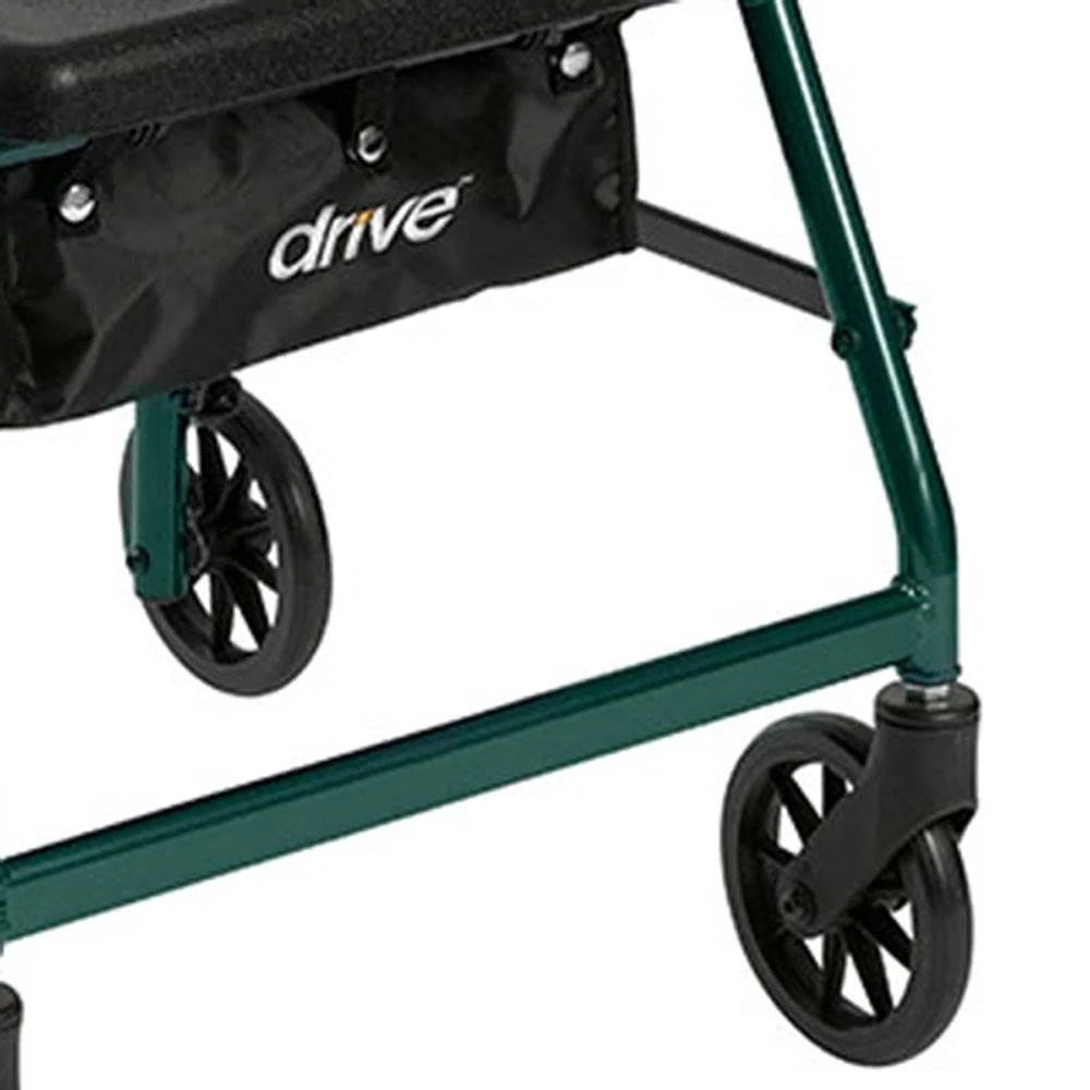 Green Rollator Walker with Padded Seat C4327