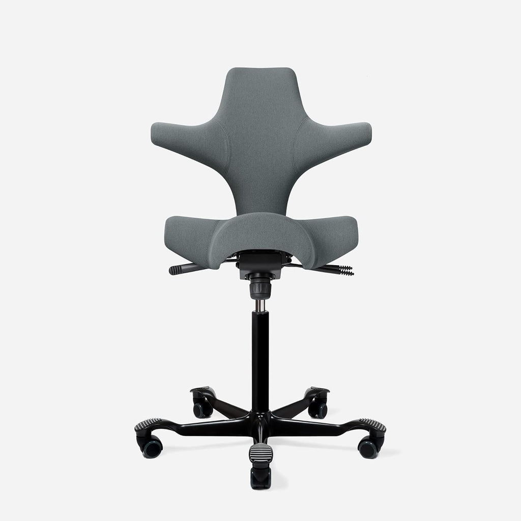 Silver Frame Adjustable Standing Desk Chair S4648