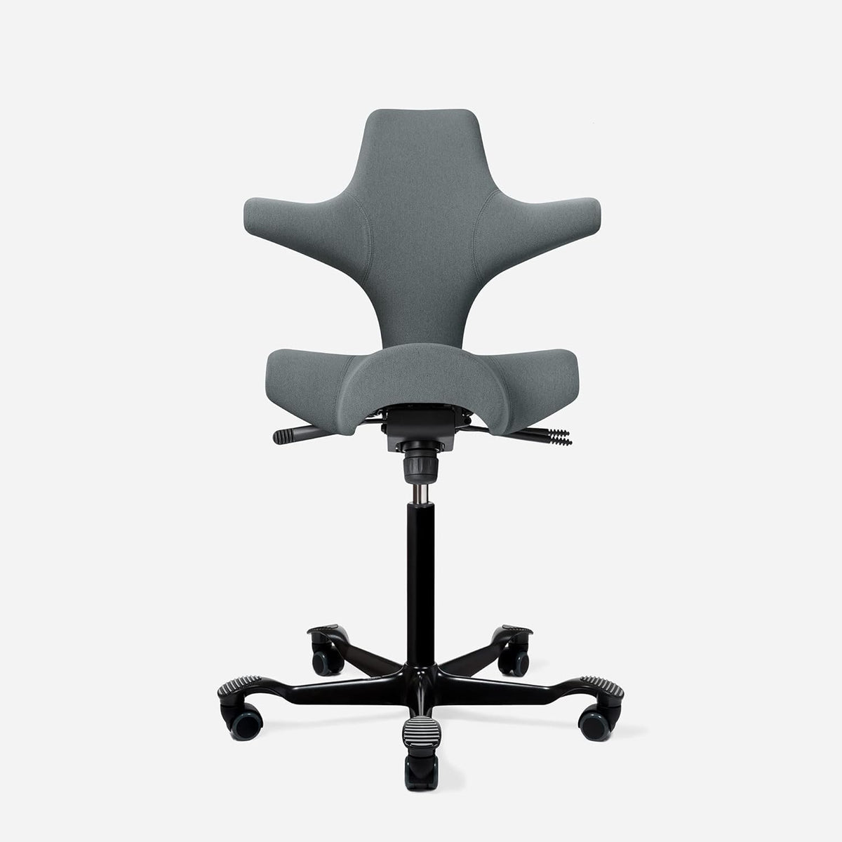 Silver Frame Adjustable Standing Desk Chair S4648