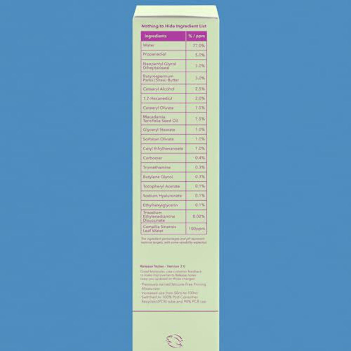 Lightweight Daily Moisturizer Facial Lotion with Macadamia Oil and Shea Butter E47319