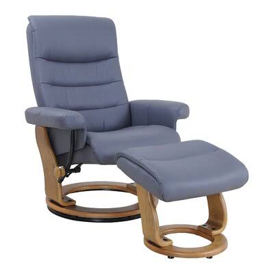 Swivel Standard Recliner with Ottoman E557