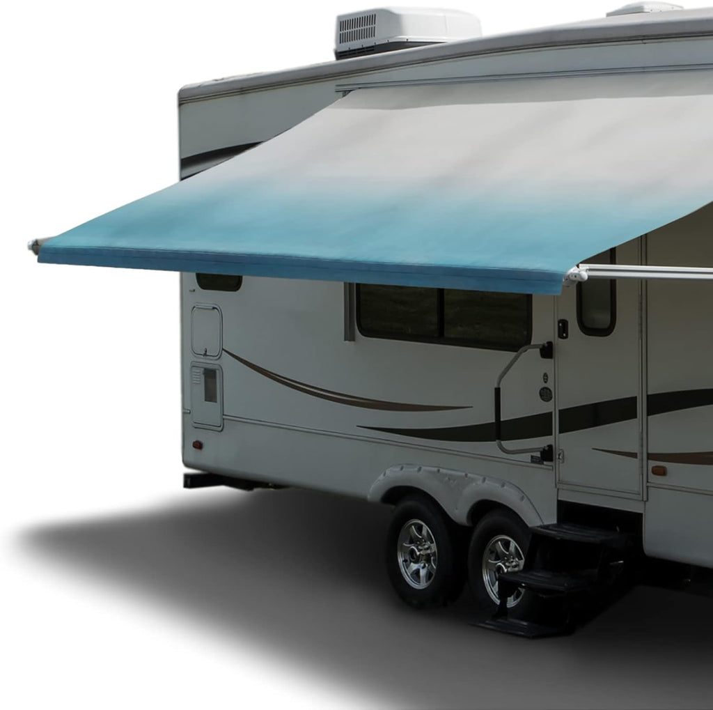 14' Tan/Camel Fade Premium Vinyl RV Awning Fabric Replacement O9711