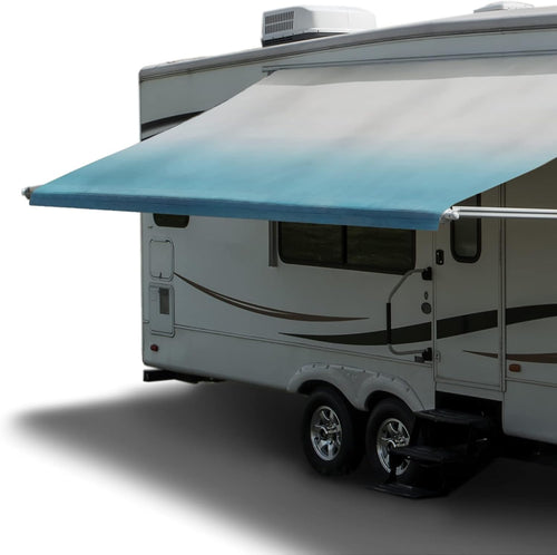 14' Tan/Camel Fade Premium Vinyl RV Awning Fabric Replacement O9711