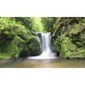 120x22 Waterfall Two Photograph Window Well Scenes G89083