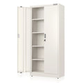 Metal Garage Storage Cabinet White X4284