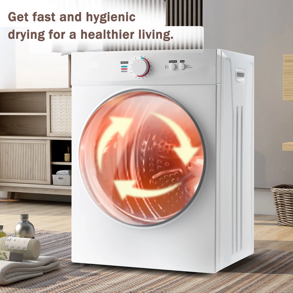 Portable Stainless Steel Laundry Dryer with 5 Modes B73648