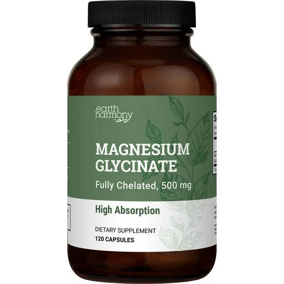 Magnesium Glycinate Powder Capsules 500 mg 120 Capsules C7021