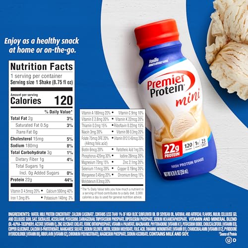 Chocolate Protein Shake, 22g Protein, 8.75fl oz, Pack of 12 P15077