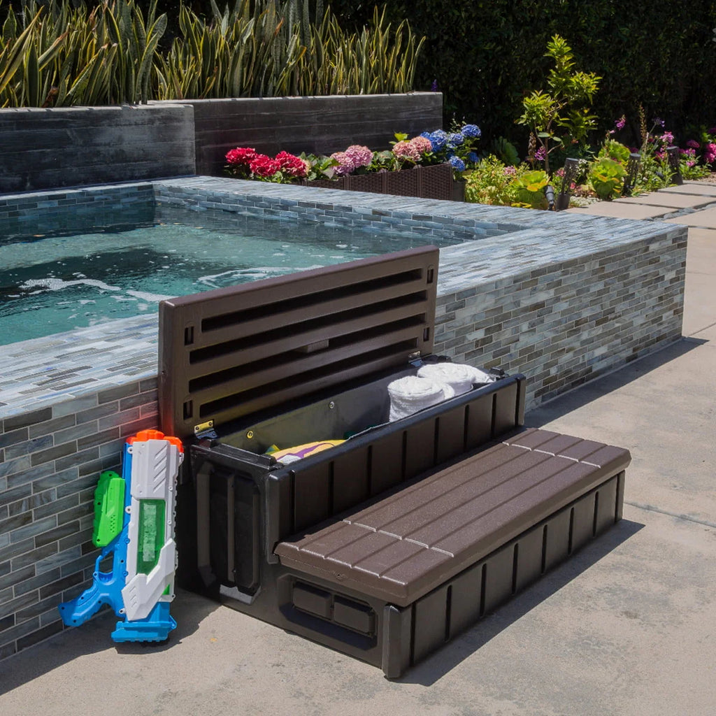 36 Spa Step Hot Tub and Spa 2-Step Storage Compartment H704