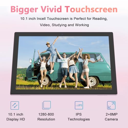 18GB RAM 128GB ROM 2TB Expandable 2 in 1 Tablet with Keyboard Case Mouse Stylus S72675