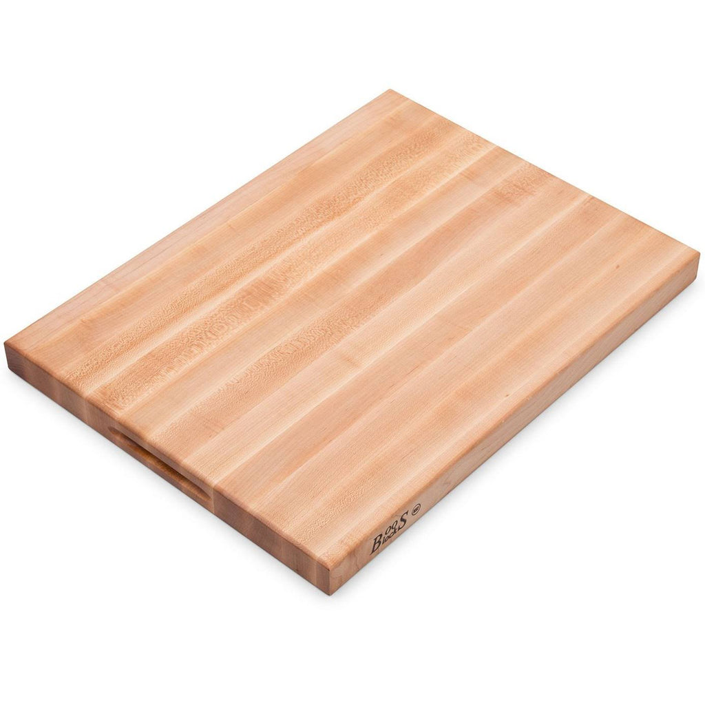 Maple Wood 24 inch Cutting Board and 3 Piece Care and Maintenance Set U572
