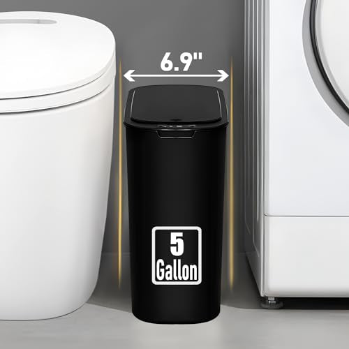 Black Automatic Motion Sensor Trash Can B439196