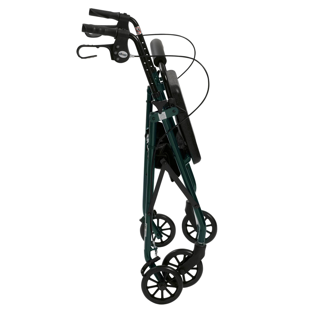 Green Rollator Walker with Padded Seat C4327