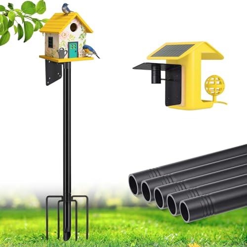103" Extra Tall Bird Feeder Pole with Anti-Tip Stakes W351