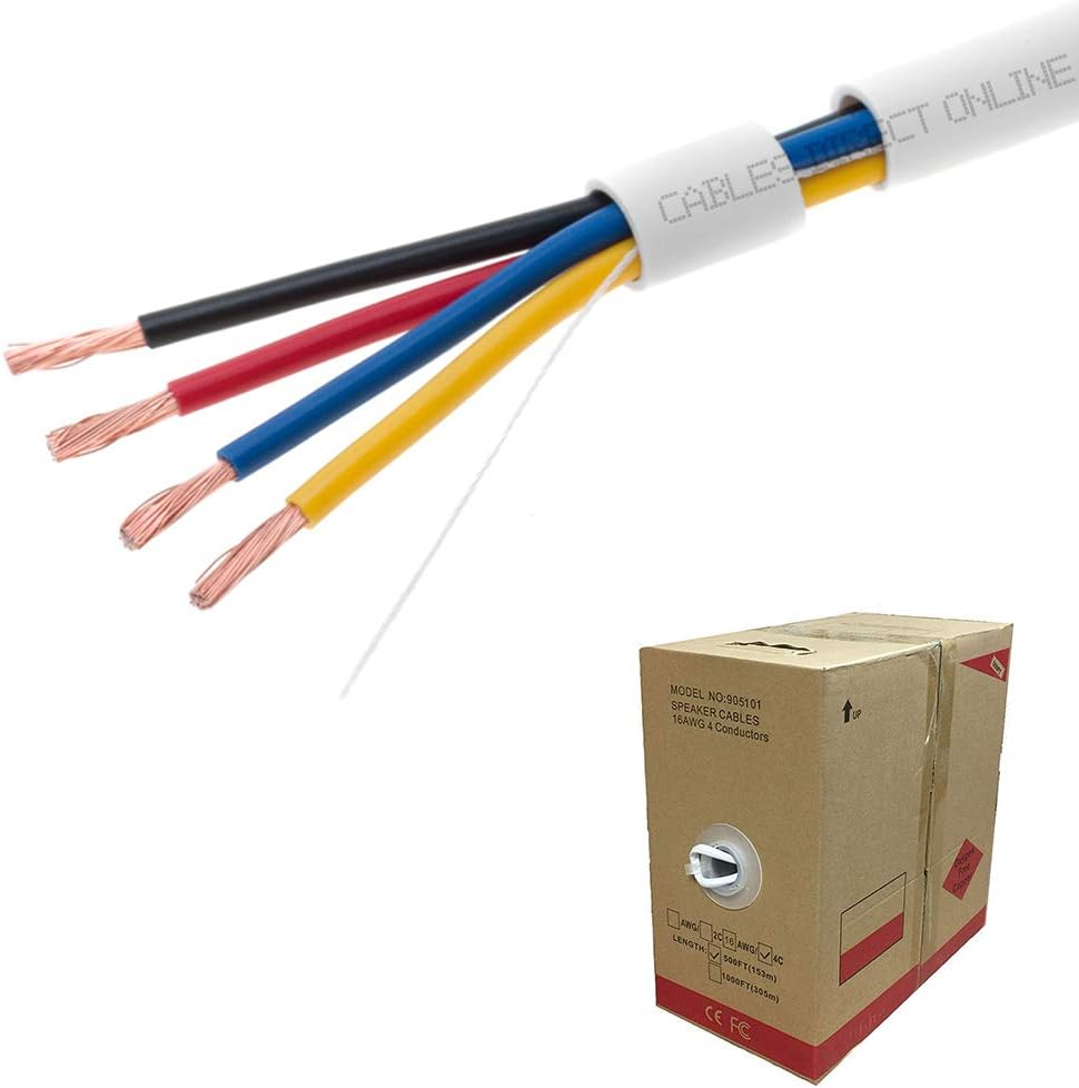250FT 18/2 Oxygen Free Pure Copper Speaker Wire G9441