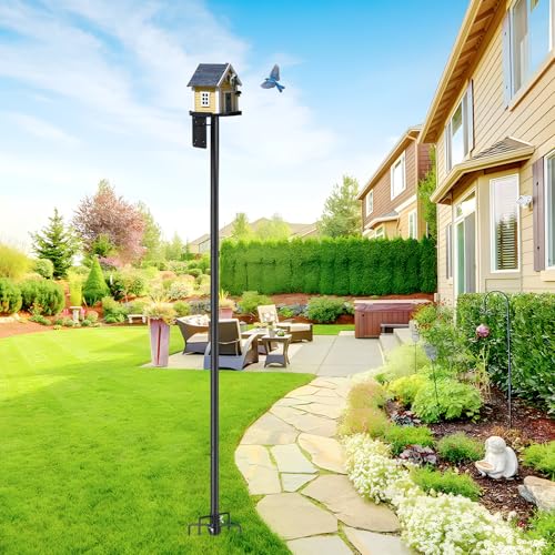 103" Extra Tall Bird Feeder Pole with Anti-Tip Stakes W351