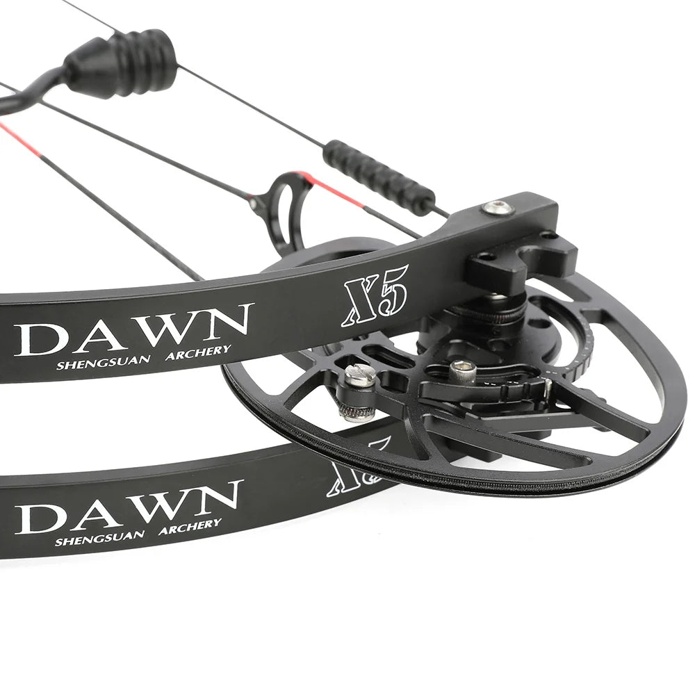 29 Inch Carbon Fiber Compound Bow 0-70lbs Adjustable 345FPS S967