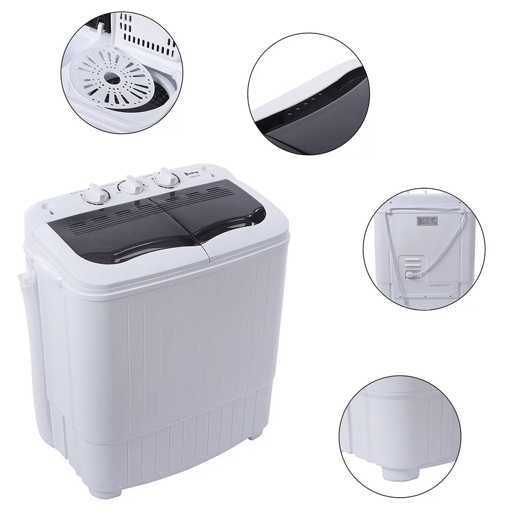 Portable Compact Semi-Automatic Washer 14.3 lb Capacity W8247